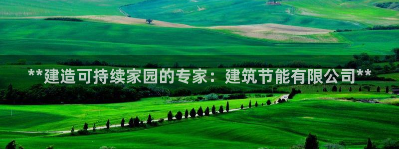 e尊国际的手机登录网站：**建造可持续家园的专家：建筑节能有限公司**