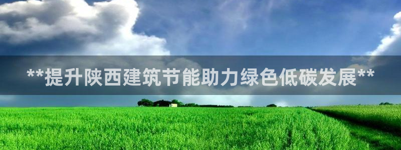 e尊国际客户端：**提升陕西建筑节能助力绿色低碳发展**