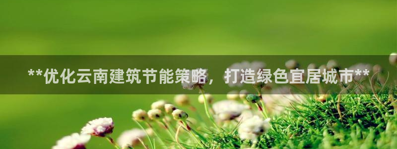 尊亿游戏国际官网：**优化云南建筑节能策略，打造绿色宜居城市**