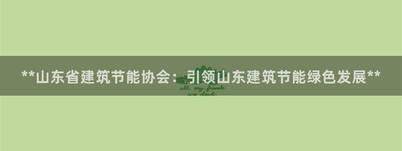 E尊国际：**山东省建筑节能协会：引领山东建筑节能绿色发展**