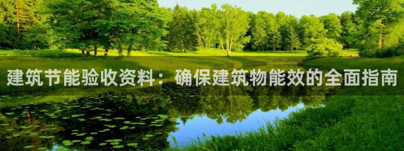 尊亿游戏国际官网：建筑节能验收资料：确保建筑物能效的全面指南