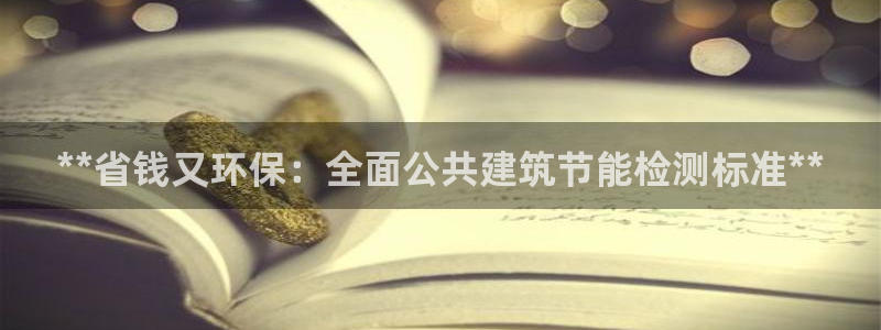 e尊国际app：**省钱又环保：全面公共建筑节能检测标准**