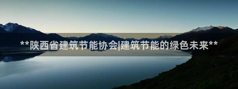 e尊国际-可可计划：**陕西省建筑节能协会|建筑节能的绿色未来**