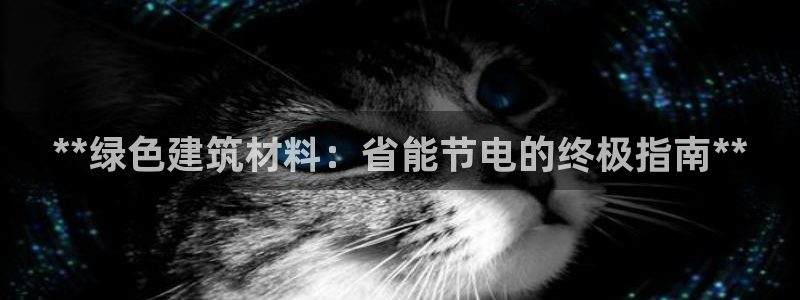 e尊国际app：**绿色建筑材料：省能节电的终极指南**