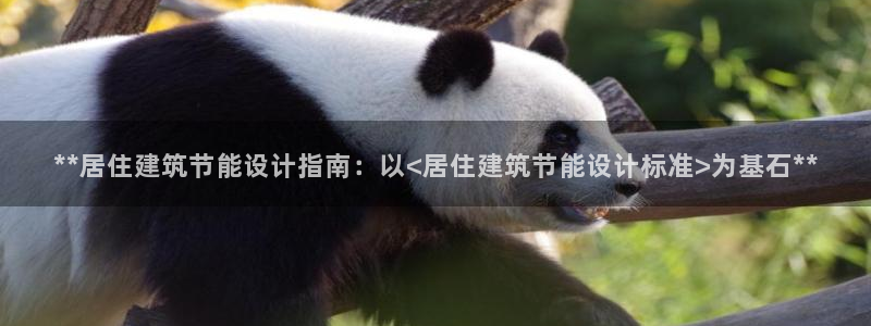 e尊国际官网app：**居住建筑节能设计指南：以<居住建筑节能设计标准>为基石**