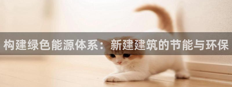 e尊国际官网app：构建绿色能源体系：新建建筑的节能与环保